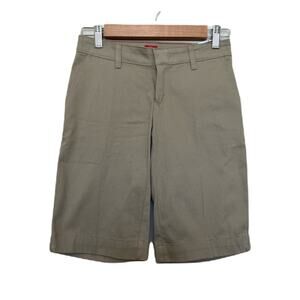 Dickies tan khaki shorts boy's uniform size 0 XS NEW